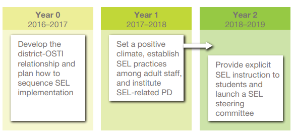 The Sequence of Implementation That the PSELI Communities Typically Followed