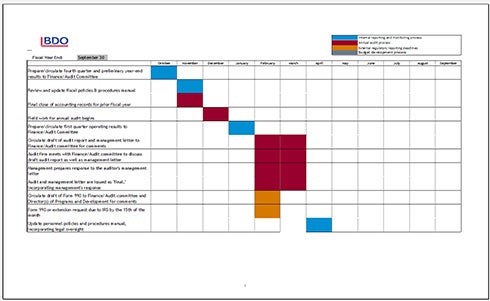 Fiscal Management Activities Calendar, StrongNonprofits Toolkit